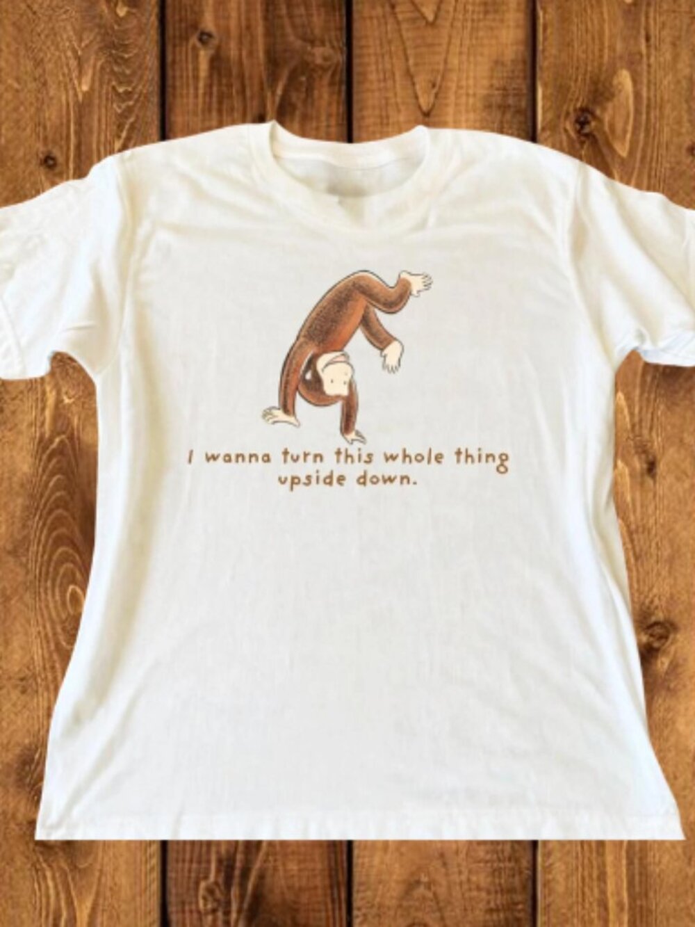 Curious George monkey Funny Cartoon Unisex T-Shirt